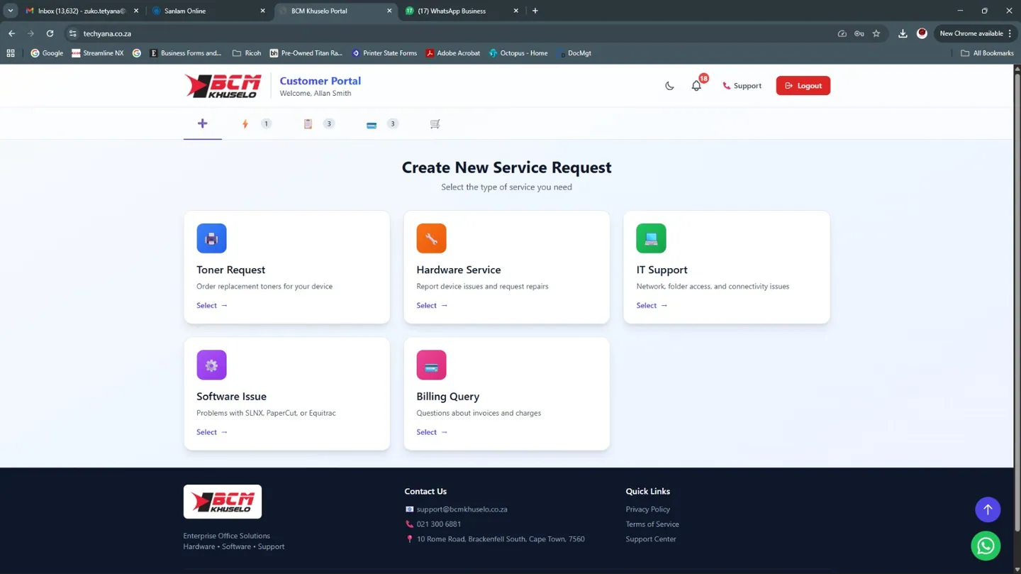 BCM Inventory project preview